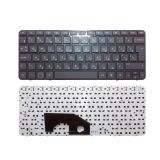 Клавиатура для ноутбука HP Mini 210-1000 черная с черной рамкой, большой Enter