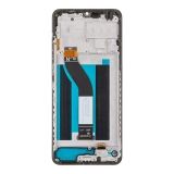 Дисплей (экран) в сборе с тачскрином для Xiaomi Redmi 14C, Poco C75 черный с рамкой (Premium LCD)