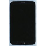 Дисплей (экран) в сборе с тачскрином для Samsung Galaxy Tab 3 7.0 SM-T211 с передней панелью и рамкой Черный