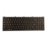 Клавиатура для ноутбука DNS 0123975, C4500, Clevo W765 черная с рамкой