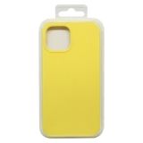 Силиконовый чехол для iPhone 13 Mini "Silicone Case" (светло-желтый) 