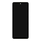 Дисплей (экран) в сборе с тачскрином для Tecno Camon 19 черный с рамкой (Premium LCD)