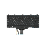 Клавиатура для ноутбука Dell Latitude E5450, E7450, E5470, E7470 черная без рамки, с трекпойнтом