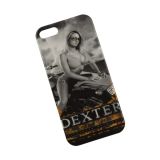 Силиконовый чехол Девчонка мото мото Dexter для Apple iPhone 5, 5s, SE черный