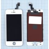 Дисплей (экран) в сборе с тачскрином для iPhone 5S/SE (LT) белый