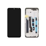 Дисплей (экран) в сборе с тачскрином для Tecno Pova 4 Pro (LG8n) черный с рамкой OLED 