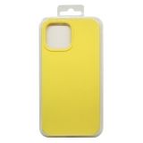 Силиконовый чехол для iPhone 13 Pro Max "Silicone Case" (светло-желтый) 