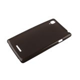 Силиконовый чехол для Sony Xperia T3 TPU Case (черный матовый)