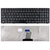 Клавиатура для ноутбука IBM Lenovo IdeaPad B570 V570 Z570 черная с черной рамкой