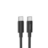 USB-C кабель HOCO X68 True Color Type-C 5А PD100W нейлон 1м (черный)