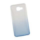 Силиконовый чехол LP для Samsung Galaxy A3 2016 градиент белый, синий, коробка