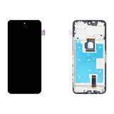 Дисплей (экран) в сборе с тачскрином для Huawei Honor X7b 4G, 90 Smart черный с рамкой