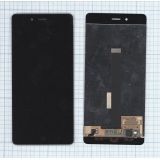 Дисплей (экран) в сборе с тачскрином для ZTE Nubia Z11 черный