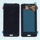 Дисплей (экран) в сборе с тачскрином для Samsung Galaxy J5 (2016) SM-J510F черный (Premium SC LCD)