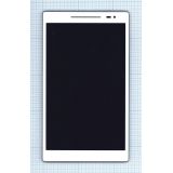 Дисплей (экран) в сборе с тачскрином для ASUS ZenPad 8.0 (Z380KL) белый с рамкой