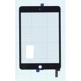 Сенсорное стекло (тачскрин) для Ipad mini 4 черное AAA+