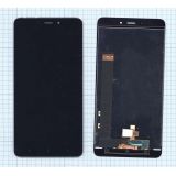 Дисплей (экран) в сборе с тачскрином для Xiaomi Redmi Note 4 черный (Premium LCD)