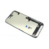 Дисплей (экран) в сборе с тачскрином для iPhone 16 Plus черный hard oled