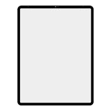 Стекло для переклейки Apple iPad Pro 12.9" 2020 (черный)