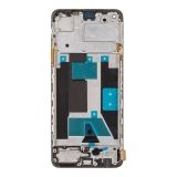 Дисплей (экран) в сборе с тачскрином для Realme 9 4G (RMX3521) черный с рамкой (Premium LCD)