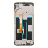 Дисплей (экран) в сборе с тачскрином для Realme C65 4G (RMX3910) черный с рамкой (Premium LCD)