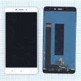 Дисплей (экран) в сборе с тачскрином для Xiaomi Redmi Note 4 белый (Premium LCD)