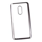 Силиконовый чехол LP для Xiaomi Redmi Note 4 TPU прозрачный с черной хром рамкой
