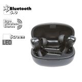TWS Bluetooth гарнитура Earldom ET-BH49 BT 5.0 LED дисплей вставная (черная)