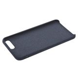 Защитная крышка для Apple iPhone 8 Plus, 7 Plus тканевое покрытие, темно-синяя