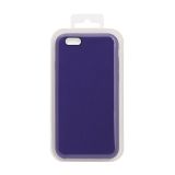 Силиконовый чехол для iPhone 6/6S Silicone Case (сливовый, блистер) 30