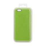 Силиконовый чехол для iPhone 6/6S Silicone Case (салатовый, блистер) 31