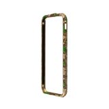 Bumper для Змейка золотая со стразами для Apple iPhone 6, 6s металл зеленый