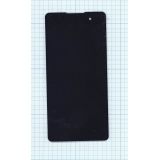 Дисплей (экран) в сборе с тачскрином для Sony Xperia E5 черный