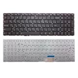 Клавиатура для ноутбука Lenovo Y50-70 черная без рамки без подсветки (версия 2)