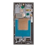 Дисплей (экран) в сборе с тачскрином для Samsung Galaxy S24 Ultra SM-S928 CK Soft OLED 6.81 черный с рамкой