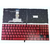 Клавиатура для ноутбука Lenovo Legion Y520, Y520-15IKB красная без рамки, с подсветкой