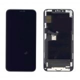 Дисплей (экран) в сборе с тачскрином для iPhone 11 Pro Max черный (OLED JS)