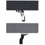 Клавиатура для ноутбука HP Pavilion 15-AB 15-AE 15-AK черная без рамки без подсветки