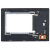Дисплей (экран) в сборе (матрица BP101WX1-206 + сенсор) для Lenovo S6000 с рамкой черный