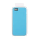 Силиконовый чехол для iPhone 5/5S/5SE  Silicone Case (небесно-голубой, блистер) 16