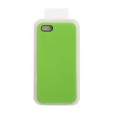 Силиконовый чехол для iPhone 5/5S/5SE  Silicone Case (салатовый, блистер) 31
