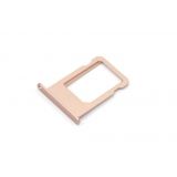 Держатель (лоток) SIM карты для Apple IPhone SE розовое золото