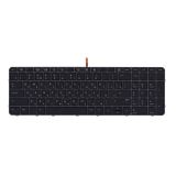 Клавиатура для ноутбука HP Elitebook 850 G3 850 G4 черная с черной рамкой и подсветкой