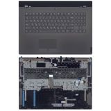 Клавиатура (топ-панель) для ноутбука Lenovo Legion Y740-17 темно-серая с темно-серым топкейсом