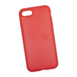 Силиконовый чехол "LP" для iPhone 7/8 "Silicone Dot Case" (красный/коробка)