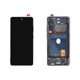 Дисплей (экран) в сборе с тачскрином для Samsung Galaxy S20 FE SM-G780F, Galaxy S20 FE 5G SM-G781B синий с рамкой Super AMOLED (Premium LCD)