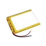 Аккумулятор универсальный 4x50x70 мм 3.8V 2500mAh Li-Pol (2 Pin)