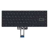 Клавиатура для ноутбука Asus K413JA черная с подсветкой