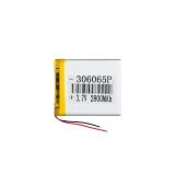 Аккумулятор универсальный 3x60x65 мм 3.8V 2800mAh Li-Pol (2 Pin)