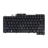 Клавиатура для ноутбука Dell Latitude D531 черная без трекпойнта